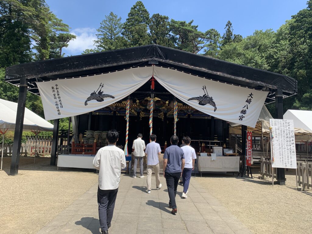 大崎八幡宮　参拝