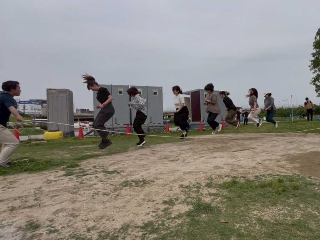 長縄跳び1回目