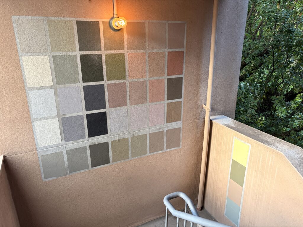 LOG階段 試験施工のあと