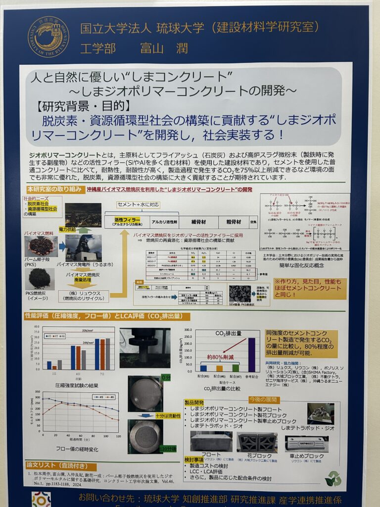 しまジオポリマーコンクリート