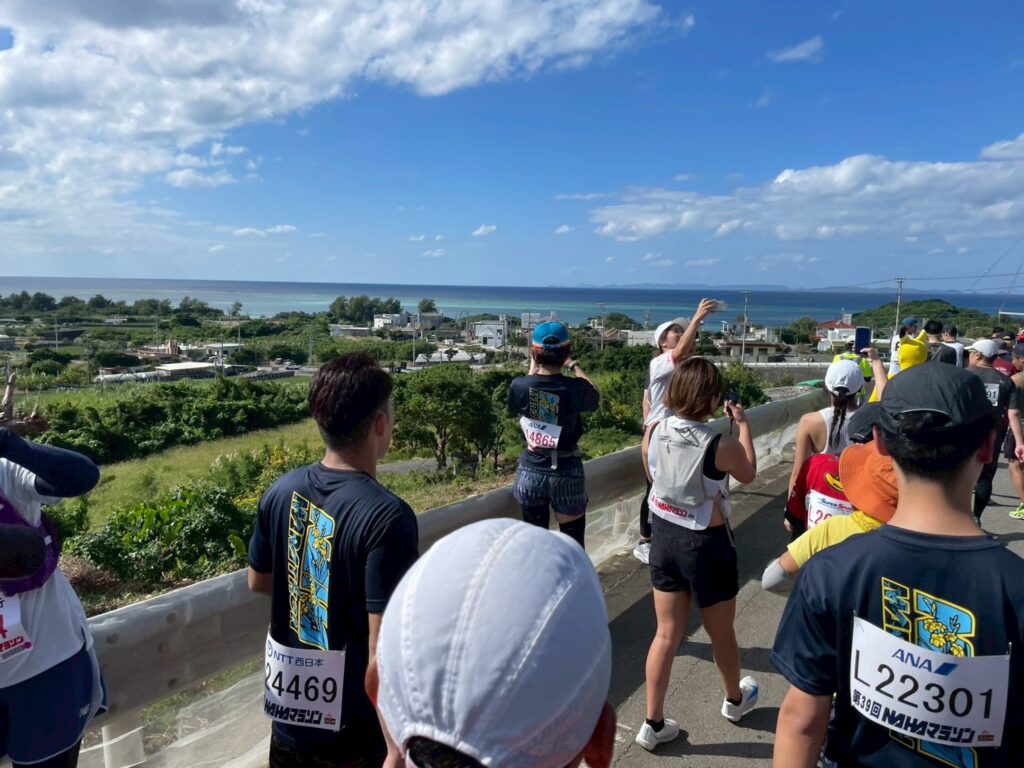 海が見えるコース