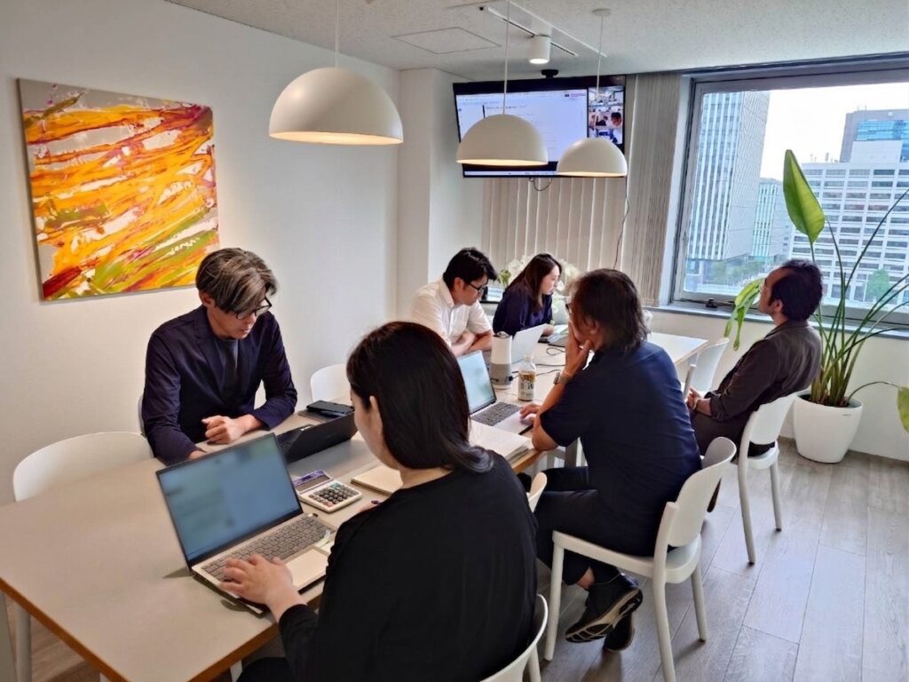 チーム発表会の様子(名古屋支店)